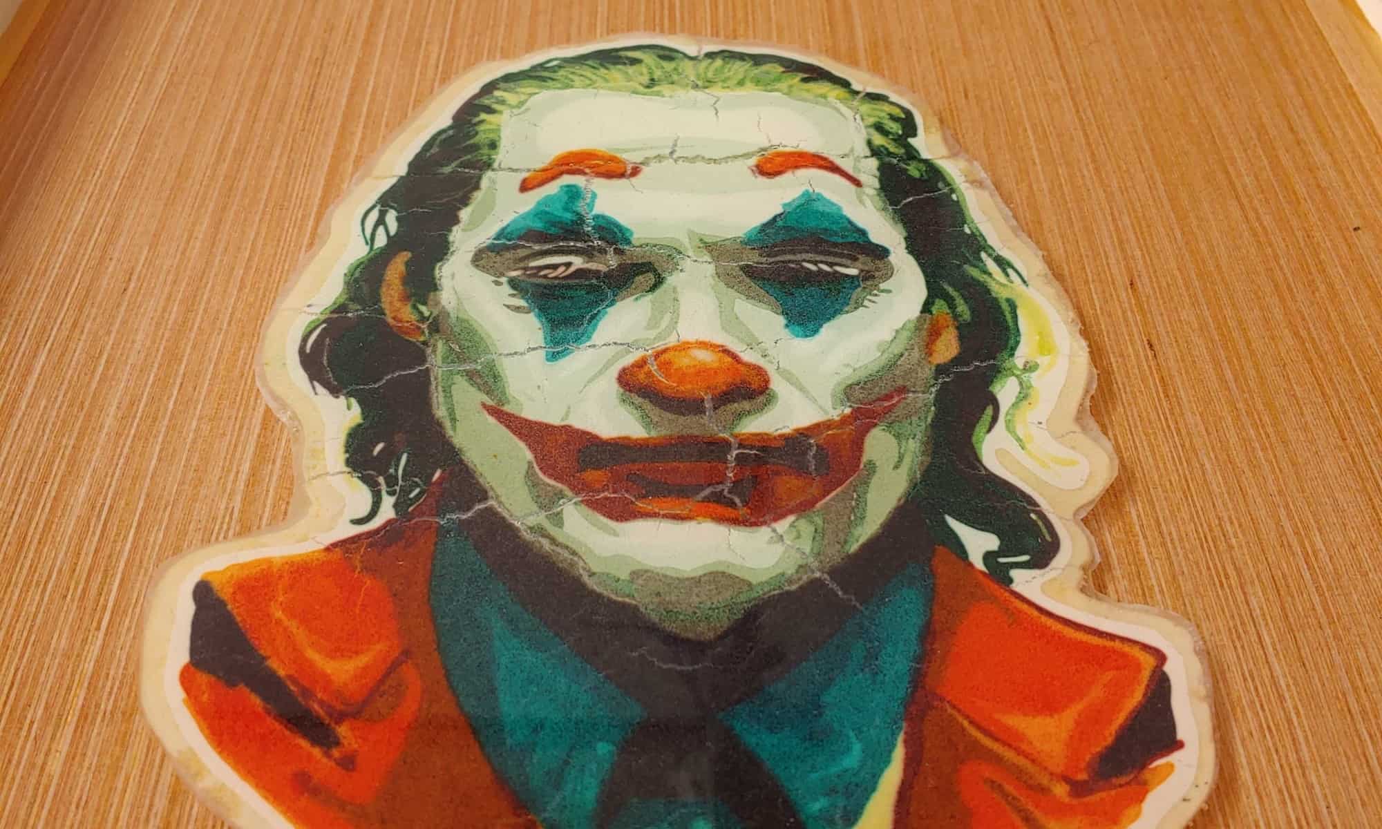 Framed and Preserved Joker Pancake Art