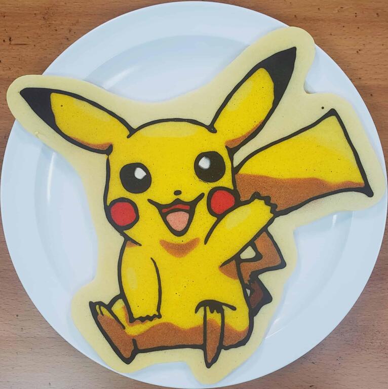 Pikachu Pancake Art