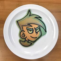Danny Phantom Pancake Art