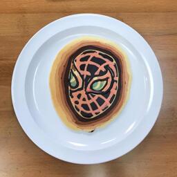 Mini Miles Pancake Art