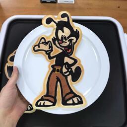 Yakko Pancake Art