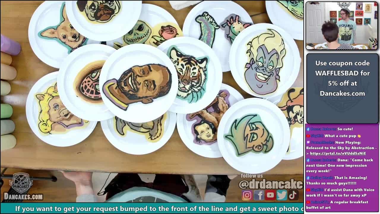 Professional Pancake Artist Take YOUR Request... LIVE! | Dancakes In Studio EP28